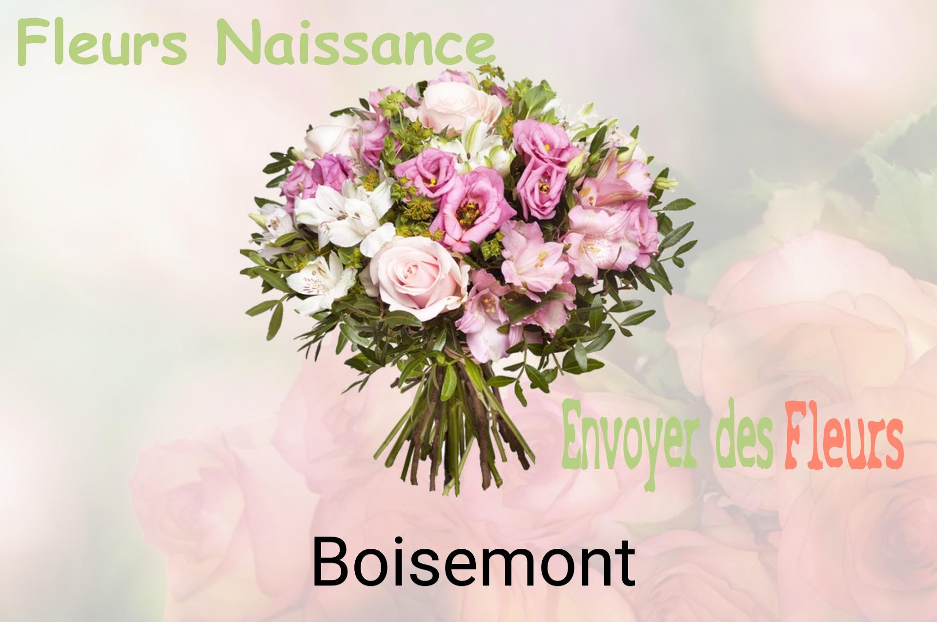 Bouquet de fleurs de naissance livré à Boisemont